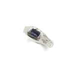 AMETHYSTE SIGNET SILVER T59