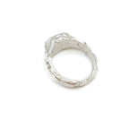 RUBIS SIGNET SILVER T53